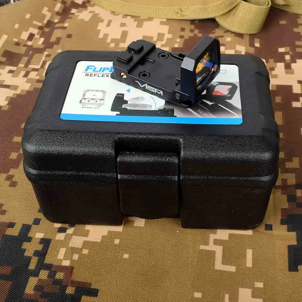 

New Arrival Vism Flip Red Dot Pistol Sight RMR Holographic Reflex Sight for Airsoft Hunting for 20mm Picatinny Or Glock