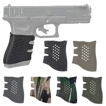 

Hunting Grip Rubber Sleeve Glock Handgun Holster Tactical Anti Slip Pistol Grip Rubber Protect Cover Hunting Glock Accessory
