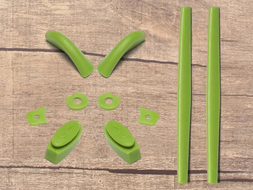 Green Rubber Kit Vonxyz 20+ выбор цвета поляризованные Сменные линзы для-оправа Окли Джульетта - Цвет линз: Green Rubber Kit
