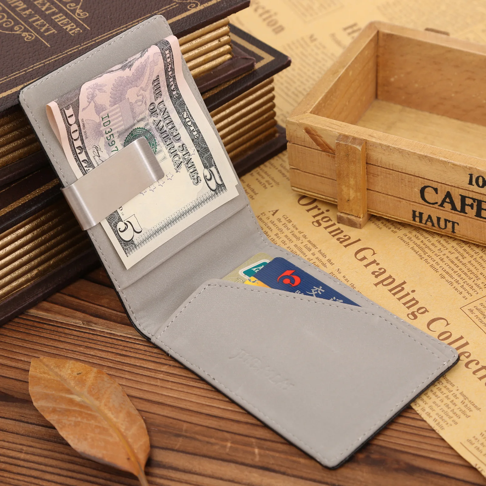 

Fashion Money Clip Wallet Creative Contrast Color Dollar Handbag Wallet Wallet Currently Available