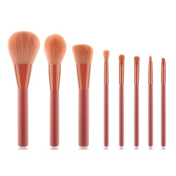 

8pcs Makeup Brushes Cosmetic Brushes for Foundation Powder Blush Concealers Eye Shadows Kit EY669