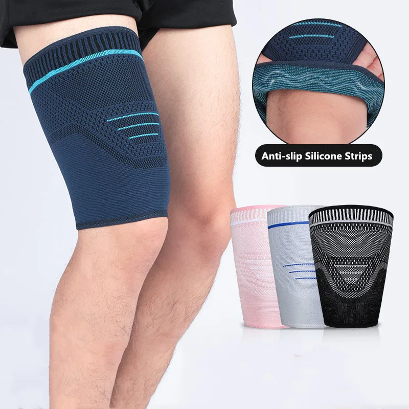 

Thigh Compression Sleeves Upper Leg Protector Hamstring Support Brace For Riding Basketball Football Anti Thigh Muscle Strain