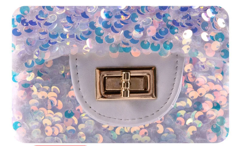Baby Kids Sequin Crossbody Bag Mini Sliver Glitter Purse Handbags for Little Girls Trendy Quilted Sparkly Flap Shoulder Bag Pink (5)
