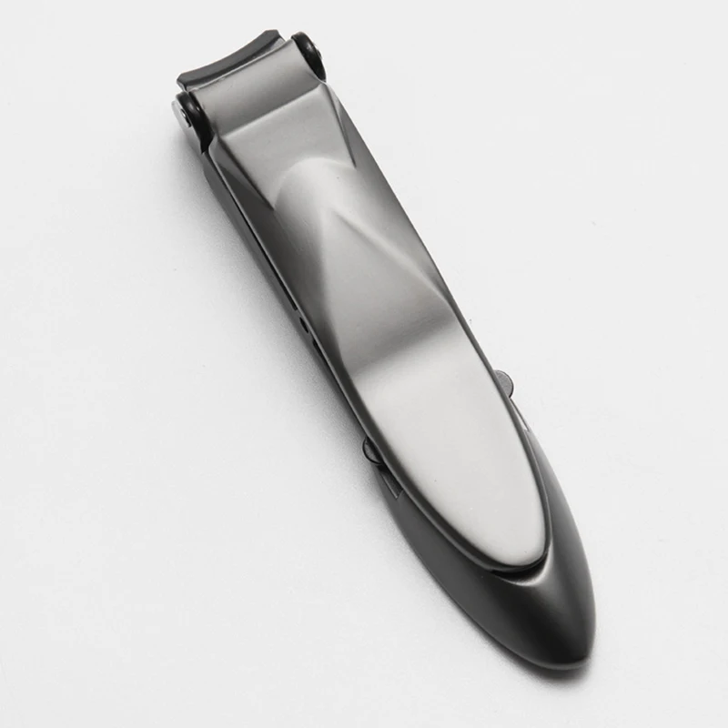 Splash Proof Nail Clipper with Built-in Nail Debris Catcher Stainless Steel Clippers for Fingernail Toenail SANA889