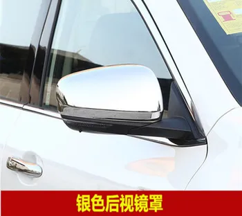 

For Renault Koleos 2017-2019 High quality Motor Car Automobile Carbon Fiber ABS Chrome Rearview Mirror Cover car Accessories