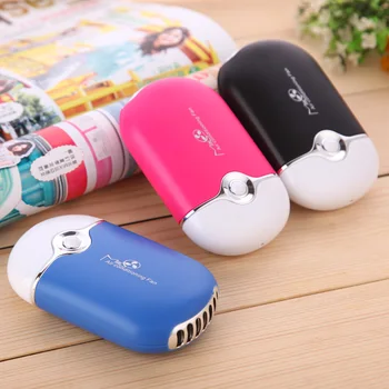 

High Quality Mini Biow Dryer Handheld Leafless Fan Portable Travel Heat Dissipation Fan Built-in-Charger Hand Hanging USB Fan