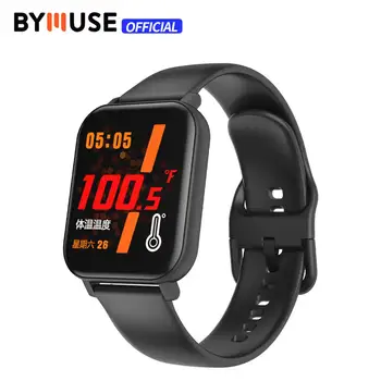 

BYMUSE F25 Smart Watch Men 2020 Thermometer On Wrist Smartwatch Women Intelligent Immunity Monitoring Fitness Watches IWO 12