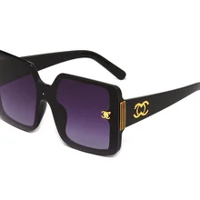 New Fashion Square Frame Woman Sunglasses Super Flow Men Sunglasses2063