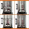 Smokeless Electric Grill Furnace Vertical Spin Barbecue Oven Lazy Home Automatic High Capacity High Power 1380W Electric Oven 5
