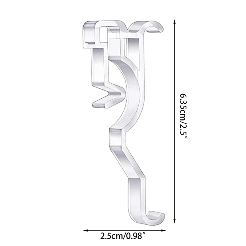 Description Picture 6 of itemVenetian Blind Hooks Retainer Clip Curtain Hooks Compact Shutter Hook for Home Bedroom Office Curtain Roller Sliding Wheel