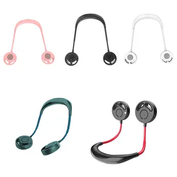 

Mini Usb Fans Desktop Leafless Fan Sports Leafless Hanging Neck Fan Lazy Portable Mini Desktop Leafless Spiral Fan