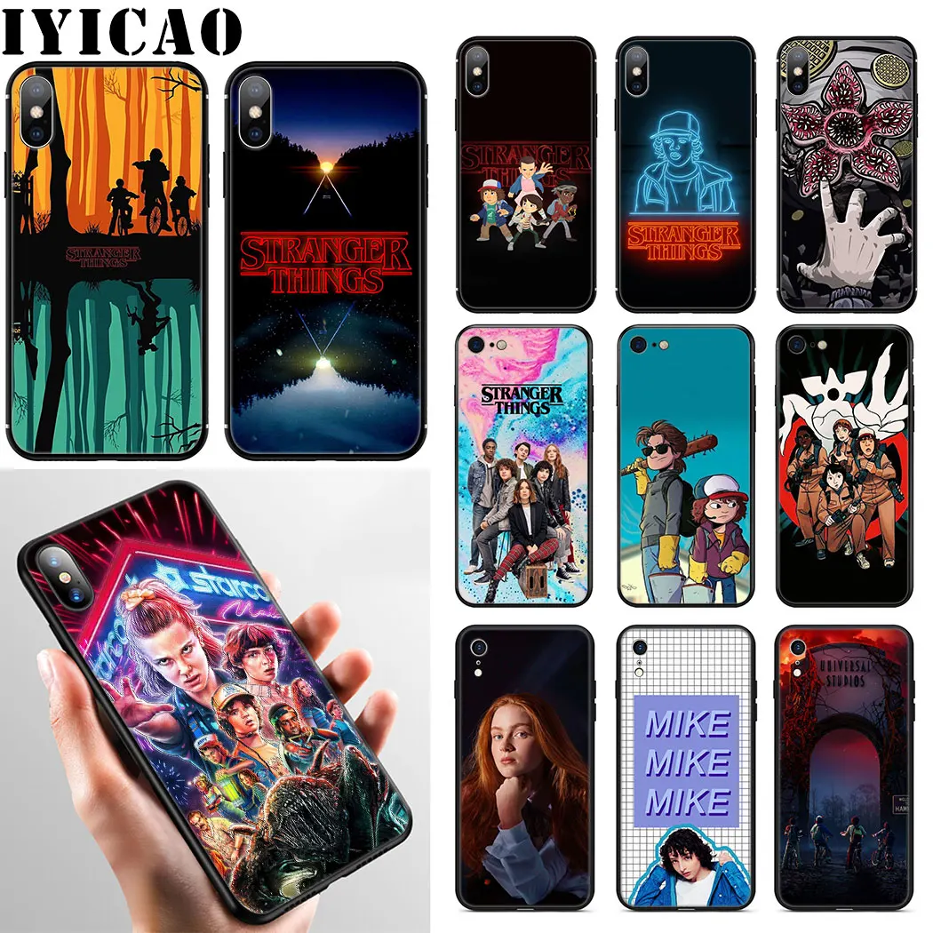

STRANGER THINGS Season 3 Soft Silicone Phone Case for iPhone 11 Pro Max XR X XS Max 6 6S 7 8 Plus 5 5S SE Case