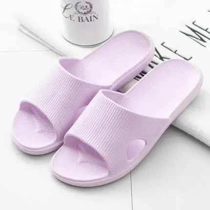2020 New Slippers Women Summer Thick Bottom Indoor Home Couples Home Bathroom Non-slip Soft Ins Tide To Wear Cool Slippers 2105 Purple