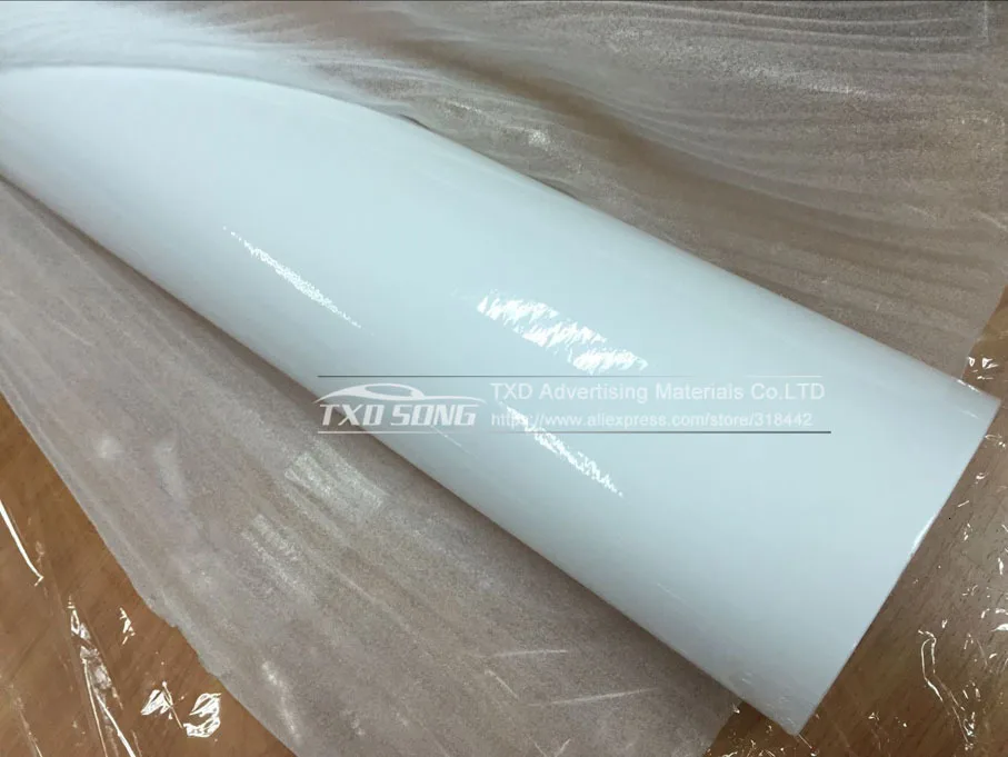 Яркая Глянцевая белая виниловая Автомобильная оберточная наклейка, белая глянцевая пленка, розничная для капота, крыши, мотоцикла, скутера, автомобиля, грузовика, Стайлинг