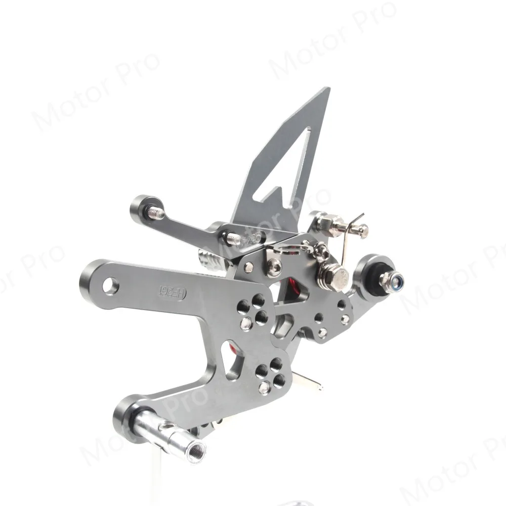 Регулируемые подножки для YAMAHA YZF R6 2006- аксессуары для мотоциклов подножки Rearsets педаль YZF-R6 2012 2013