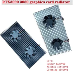 Adaptedto – dissipateur de chaleur en alliage d'aluminium RTX3090 bbackplan, radiateur de carte graphique 3060 3080, refroidissement de mémoire auxiliaire 