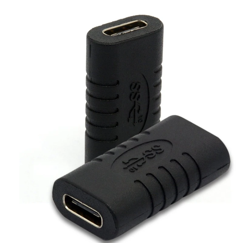 USB C адаптер мама-Мама Тип C адаптер прямой крошечный USB-C адаптер USB 3,1 type-C соединитель конвертер