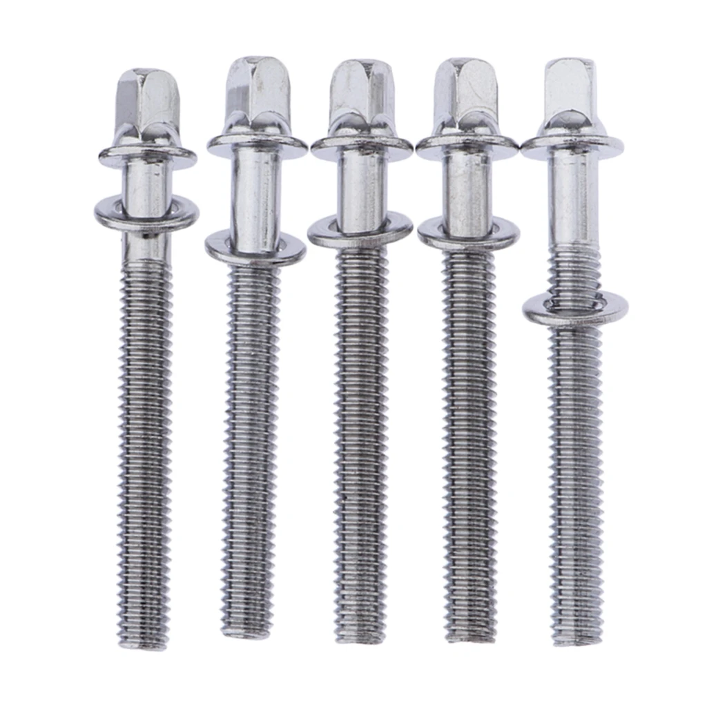 5x NEW 45/55/65/75mm Drum Tension Rods for Tom Snare Drum Build Accessories