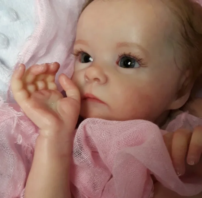 Bebe Reborn Kit Tink Vinyl Unpainted Unfinished Blank Reborn Doll Parts 16 Inches DIY Blank Kits