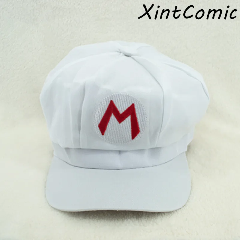 Classic Anime Super Mario Cosplay Props Hats Luigi Bros Dome Cotton Caps Boys Girls Baseball Cap Kids Adult Accessories