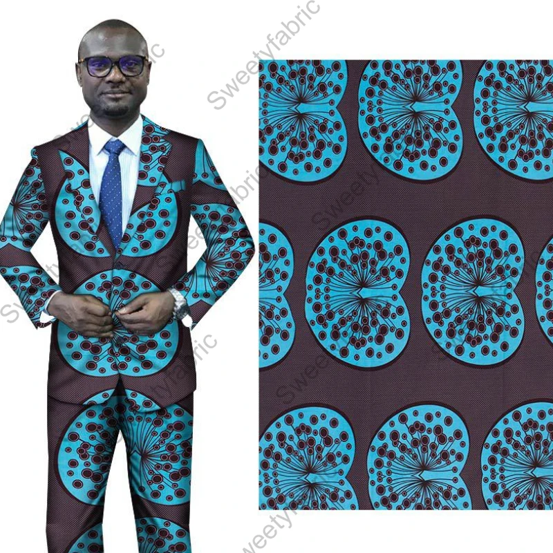 Ankara African Wax Print Fabrics dutch Veritable Dutch Wax Fabric 6yards New dutch Hot African Ankara For Party Dress Cloth