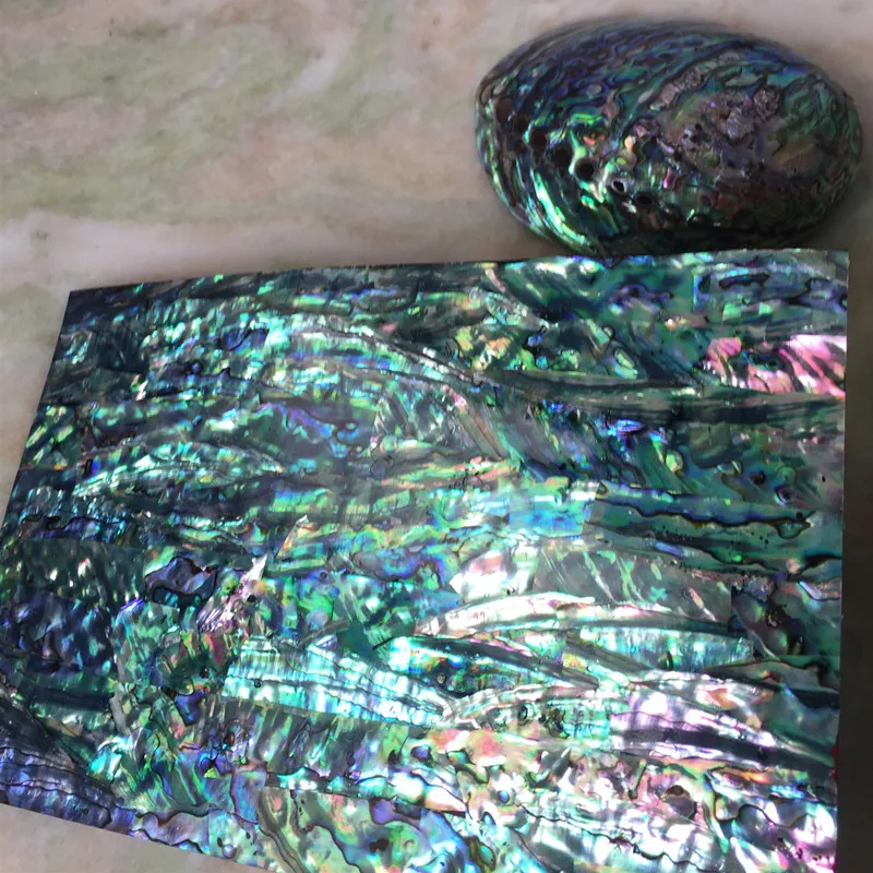 Ламинированный лист с черной основой из ракушек Новой Зеландии panua материал для