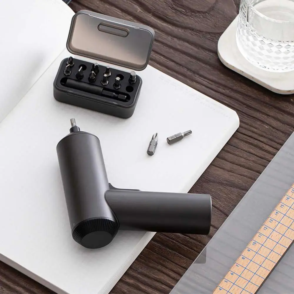 Original Xiaomi Mijia destornilladores eléctricos 12 en 1 inalámbrico 2000mAh USB batería recargabl