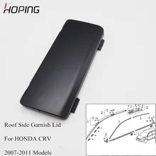 Надеясь Высокое качество крыши сбоку декоративный Чехол багажник на крышу Крышка для HONDA CRV 2007 2008 2009 2010 2011 RE1 RE2 RE4