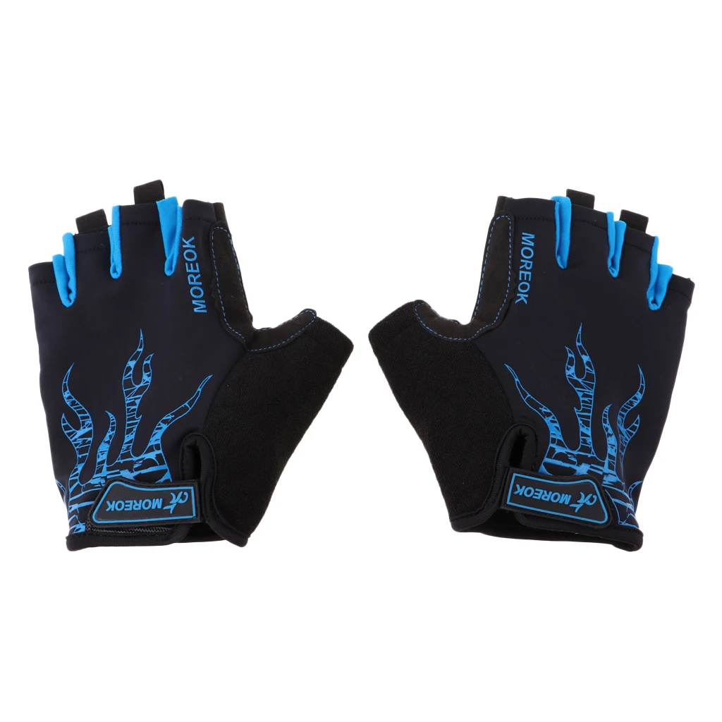Cycling Gloves with Shock-absorbing Gel Pad Breathable Half Finger Fingerless MTB Mountain Rode Bike Bicycle Riding Gloves M-XL