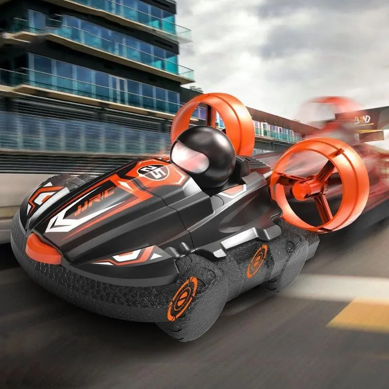 2 IN 1 Amphibious Drift Car Remote Control RC Car USB Boys Outdoor Charger Stunt Hovercraft Car Boat Model RC Toys For Kid W8X2 2 IN 1 Amphibious Drift Car Remote Control RC Car USB Boys Outdoor Charger Stunt Hovercraft Car Boat Model RC Toys For Kid W8X2