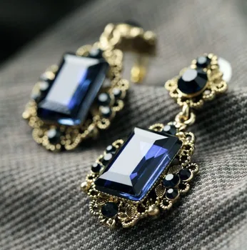 

Geometric Square Shiny Crystal Dangle Statement Earrings Earrings for women jewelry Accessories Women Crystal Luxury Wedding