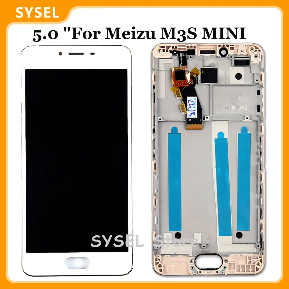Кодирующий преобразователь с сенсорным экраном 5 0 дюйма для Meizu M3S MINI дисплей в