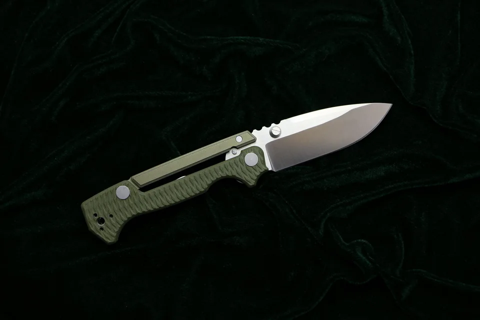 LOVOCOO new AD15 folding knife D2 blade aluminum steel G10 handle outdoor camping hunting survival pocket fruit knives EDC tools