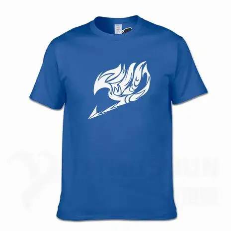 Boutique T-shirt Summer New Printed Fairy Tail T Shirts Men Anime T Shirts Short Sleeve O-neck Fashion T-shirt Cartoon Tops Tee