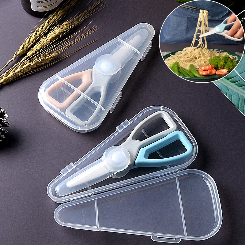 Baby Food Mills Ceramic Scissors Household Toddler Feeding Aid Scissors Cutting Box Baby Supplies Tableware Health Baby Food Machine