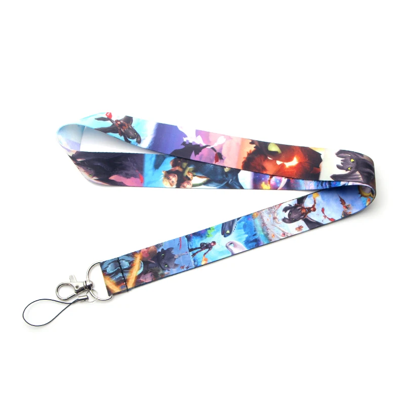 2 P3490 Dongmanli Как приручить дракона ожерелье ID Lanyards/мобильный телефон Веревка/ремешок на шею Ремни Аксессуары - Окраска металла: 2