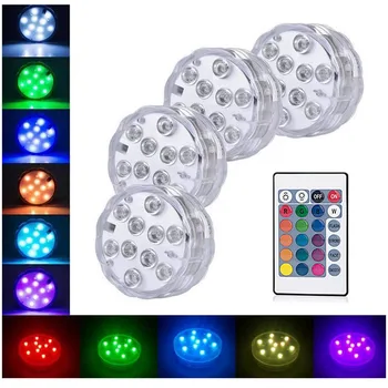 

10pcs/lot Inflatable Glowing Ball PVC Remote Control LED Luminous Ball Outdoor Swimming Pool Decorative Beach Ball
