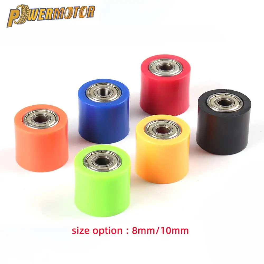 

Powermotor Chain Roller Plastic Metal8mm Pulley Slider Tensioner Wheel Guide For Pit Dirt Mini Bike Atv Differ Color 28mm x 32mm