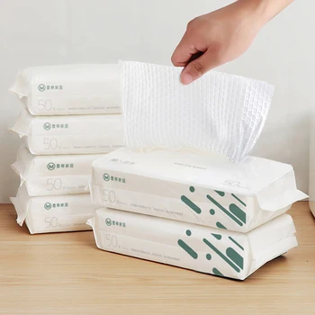 

20Pcs Disposable Scouring Pad Reusable Microfiber Cloth Antibacterial Table Rags Dishcloth Kitchen Towel Durable Firm Household