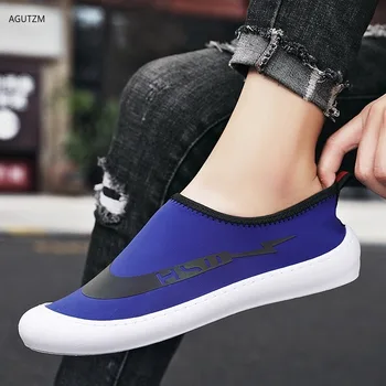 

Men's Vulcanize Shoes 2020 Fashion Canvas Shoes shallow Breathable Casual Men Flats Shoes Male Sneakers loafers Zapatos Hombre