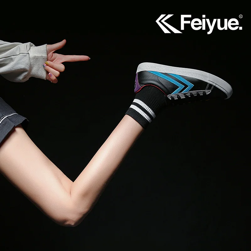 Обувь для кунг-фу; обувь Feiyue из искусственной кожи; женские и мужские кроссовки; удобная обувь для отдыха и скейтбординга; черные кроссовки с низким вырезом; черная обувь из искусственной кожи на плоской подошве