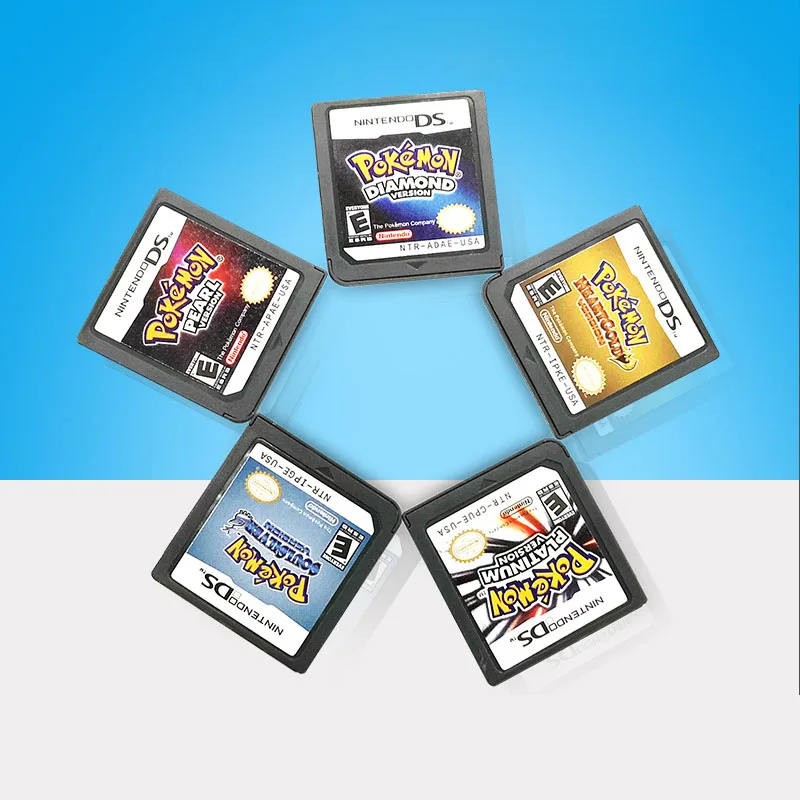 Cartucho de juego DS para Nintendo DS, tarjeta de consola serie Pokemon,  negro, blanco, HeartGold, SoulSilver, Diamond Pearl, Platinum, versión  R4|Juego de colección de cartas| - AliExpress