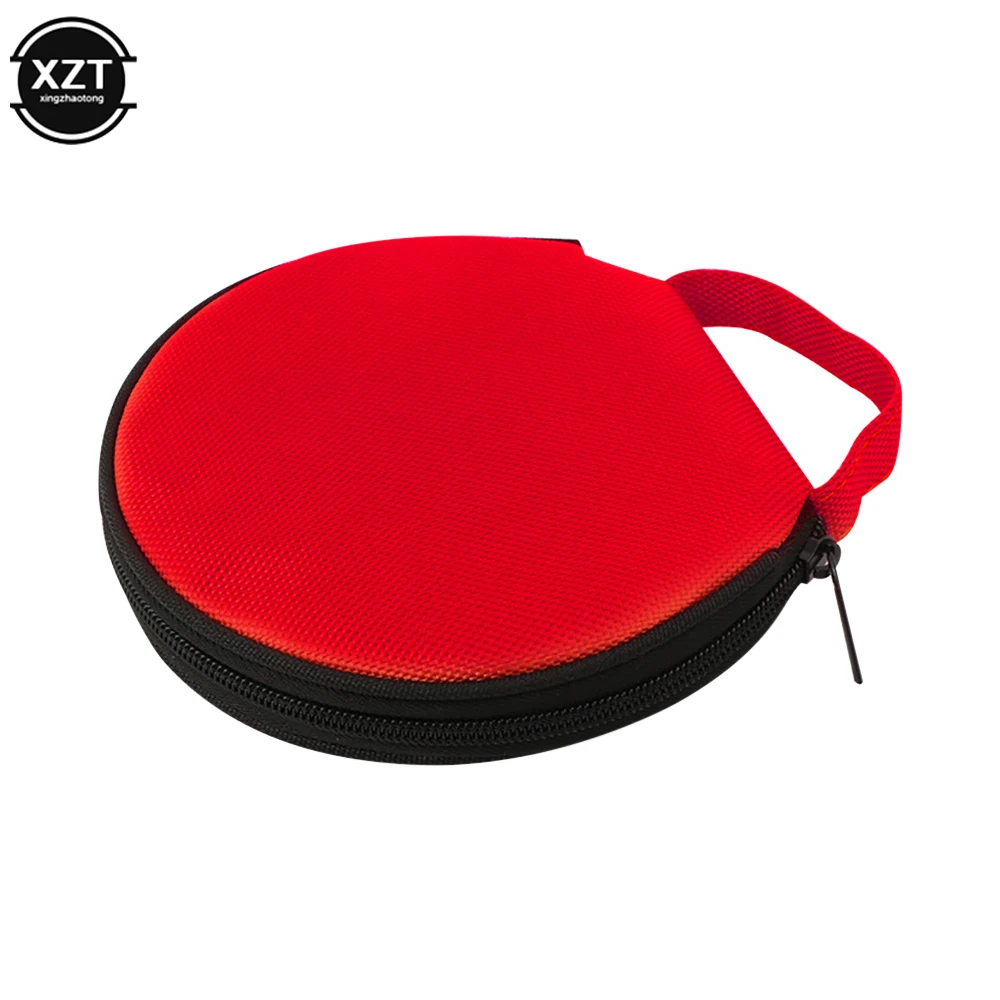 Portable CD DVD Case 20P Capacity Oxford Cloth CD Storage Bag Round Holder with Zipper for Home Car CD Box Bag Drone Bags