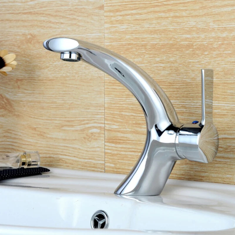 Кран для ванной комнаты античная хромированная отделка латунная раковина