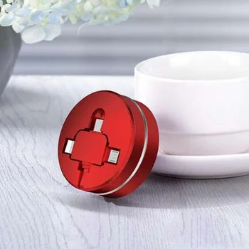 

Data line portable multi-head 1 drag 3 one drag three soft line fast charge and fast transmission