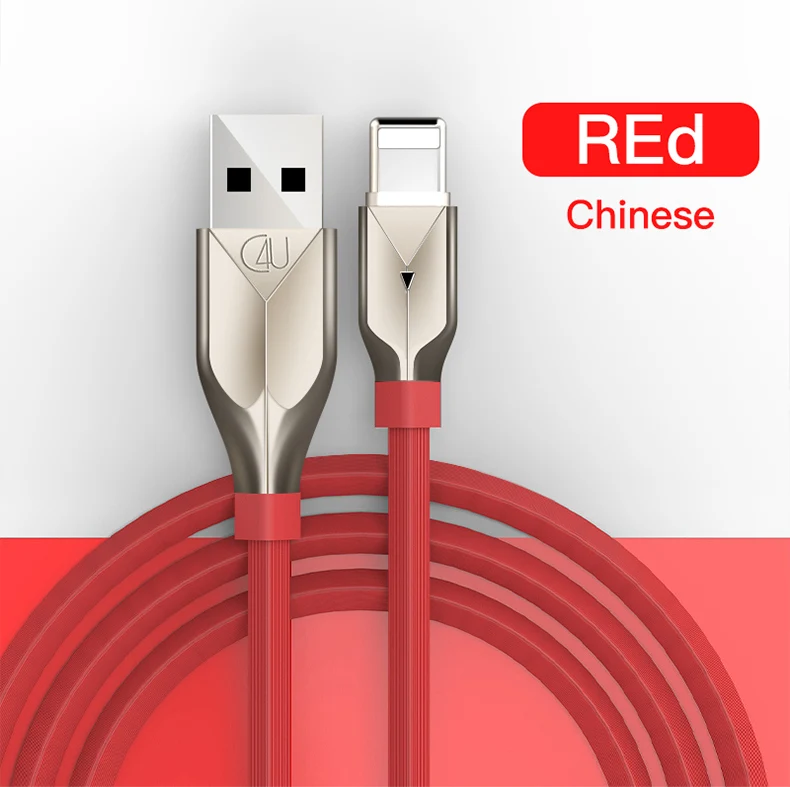 VLAMPO USB кабель для Apple iPhone X XS MAX XR 8 7 6 plus 2.5A кабель для быстрой зарядки мобильного телефона шнур для зарядки 1 м