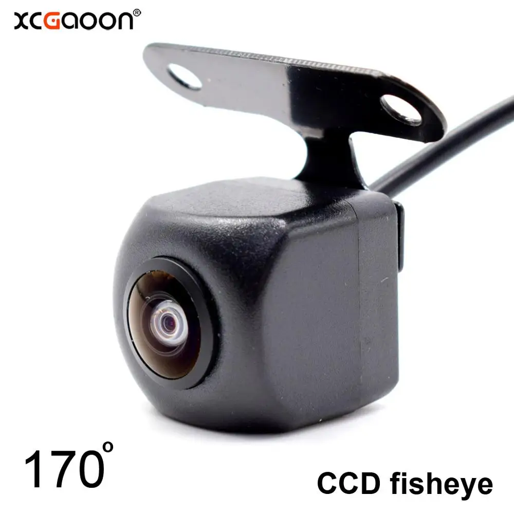 

XCGaoon Universal Car Rear View Camera with Fisheye HD lens Backup Camera Vehicle Parking Assiantance Camera 170 Wide Angel
