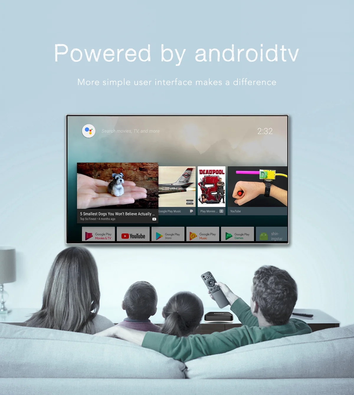 TV Box S905W Quad-Core MXQ PRO Google Play TV Box 4K HD 2G 16G Android 7.1Voice Control video Speaker 2.4G WiFi BT Smart tv box