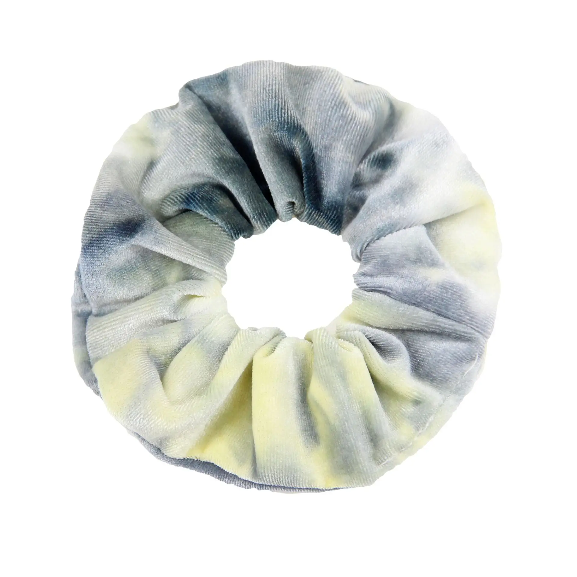 crocodile hair clips Velvet Scrunchie Tie Dyeing Women Girls Elastic Hair Rubber Bands Gum Gradient Color Hair Ring hair clips