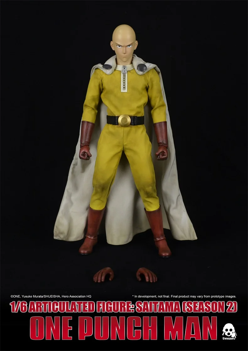 Полноразмерный набор ThreeZero 3Z0134, 1/6 г., наборы аниме, фигурка человека-ПАНЧА, Сайтама, шарнирная фигурка, 12 дюймов, модель для фанатов, подарки - Цвет: 3Z0134A